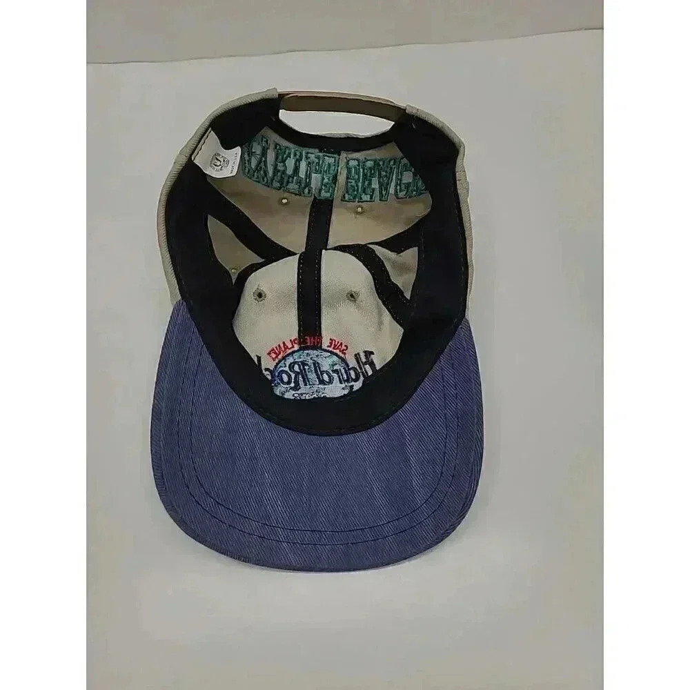 Vintage Hard Rock Hat Myrtle Beach Embroidered Made In USA Snap Back - Picture 5 of 7